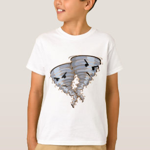 310431 ANGRY TORNADOS CARTOON FUNNY WEATHER GROUCH T-Shirt