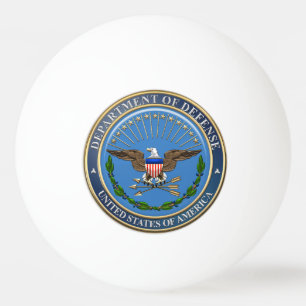 [310] Emblem des US-Verteidigungsministeriums (DOD Tischtennisball