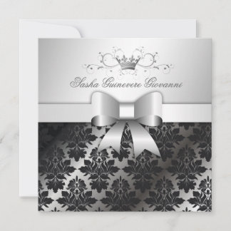 311-BlackBerry Trüffel-Damask-Bow| Süß 16 Einladung