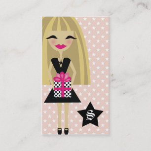 311-BLONDE/STAR/GIFT VISITENKARTE