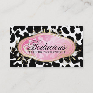 311 Bodacious Butike-Leopard-Stellen Visitenkarte