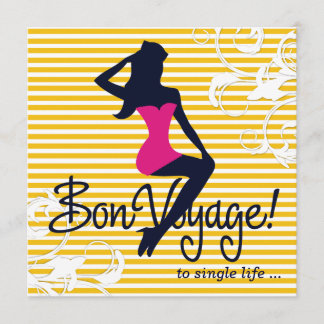 311 Bombshell Silhouette Nautical Theme Lingerie Einladung