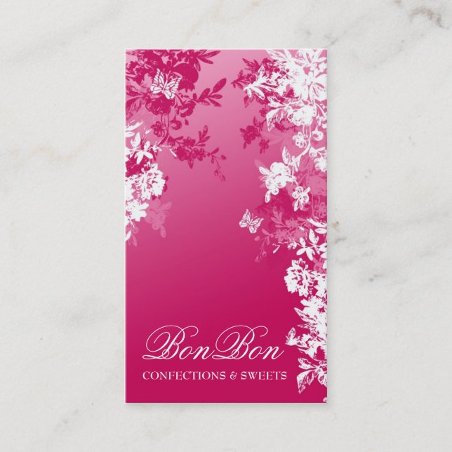 311 BONbon-SÜSSES ROSA VERBLASSEN Visitenkarte (Vorderseite)