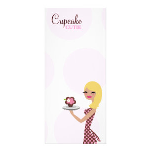 311 Candie die Kuchen-Süsse-Blondine Werbekarte