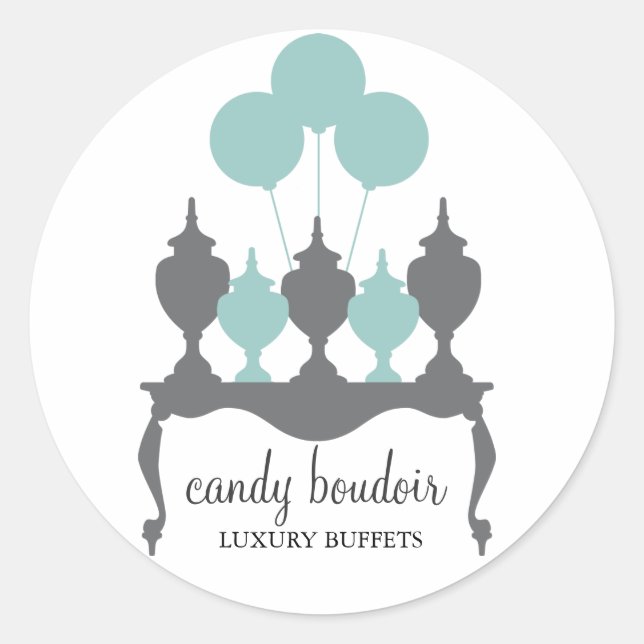 311 Candy Boudoir Rokoko Robin Egg Blue Sticker (Vorderseite)