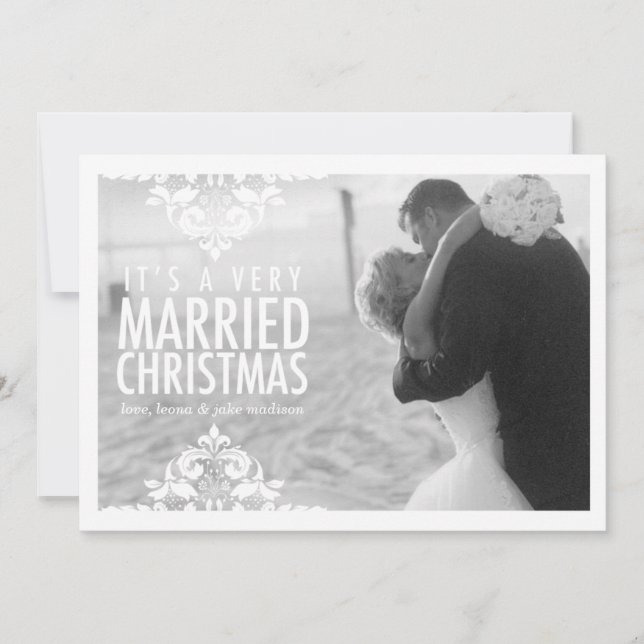 311 Carte photo de Noël très marié (Devant)