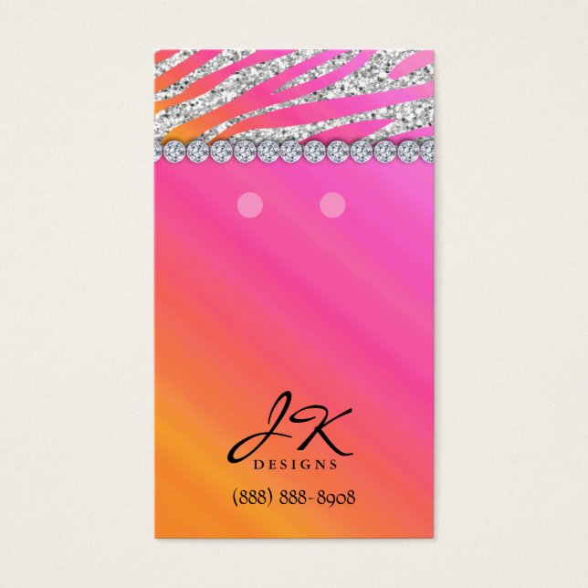 311 Cartes d'oreille Cartes d'affichage Bijoux Zeb (Devant)