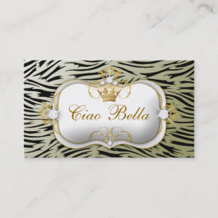 311 Ciao Bella angesagtes Zebra-Moos Visitenkarte