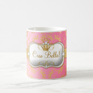 311 Ciao Bella das goldene göttliche Rosa Kaffeetasse