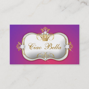311 Ciao lila Bella verblassen Visitenkarte
