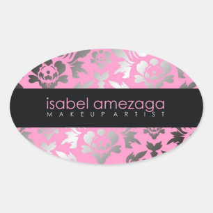 311-Custom Isabel Ovaler Aufkleber