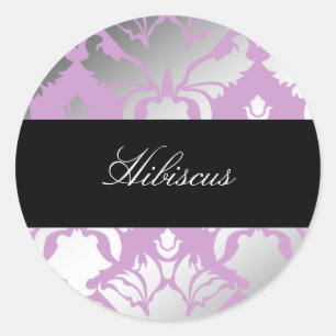 311-Damast Shimmer Lilac Aufkleber