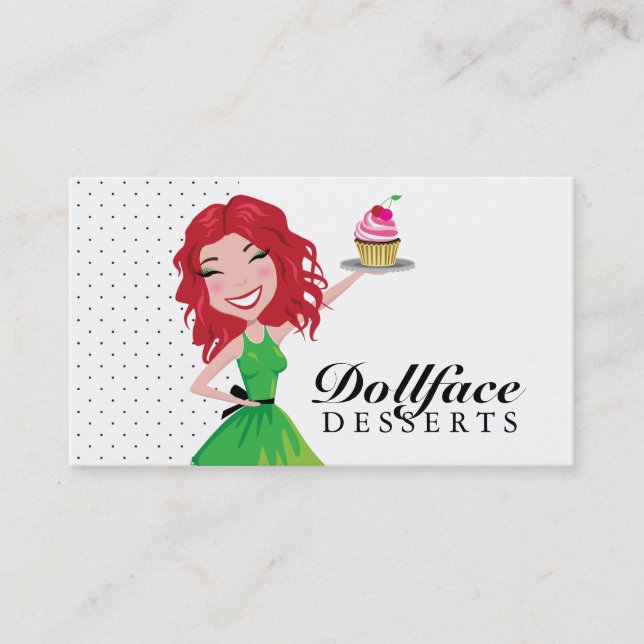 311 Dollface Nachtische Rubie Visitenkarte (Vorderseite)