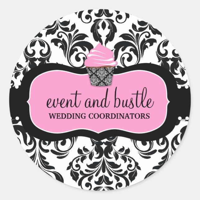 311 Event & Bustle Cupcake Runder Aufkleber (Vorderseite)