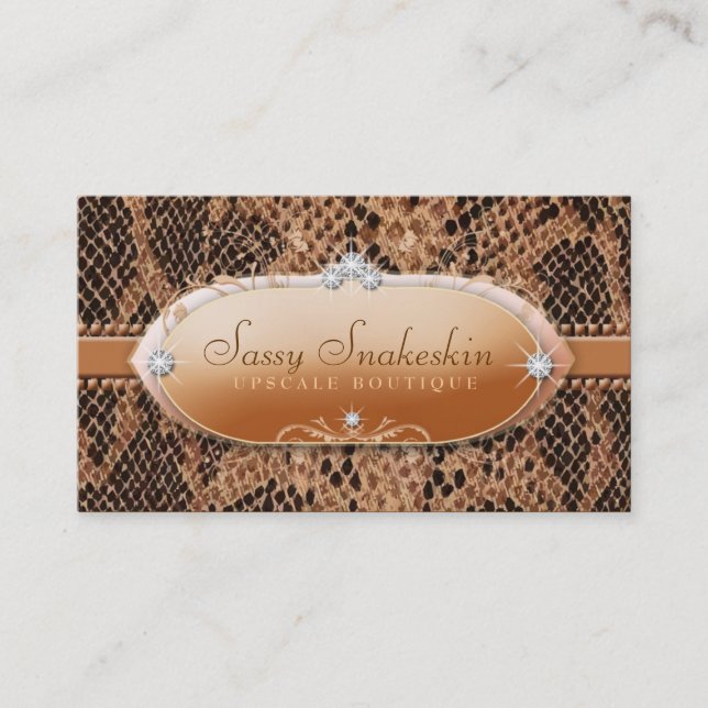 311 freches Snakeskin Visitenkarte (Vorderseite)