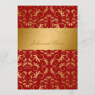 311-Golden diVine| Süßkirschrot Einladung