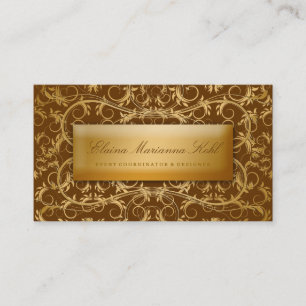 311-Golden erahnen schokoladenbraunes #2 Visitenkarte
