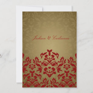 311-Golden Flame 5 x 7 Invitations