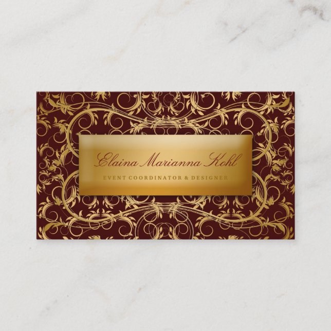 311 goldene göttliche #2 visitenkarte (Vorderseite)