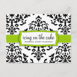 311 Icing auf der Cake Lime Green Postcard Postkarte