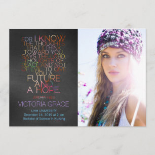 311 Jeremias 29:11 Abschluss Annoucement Ankündigung