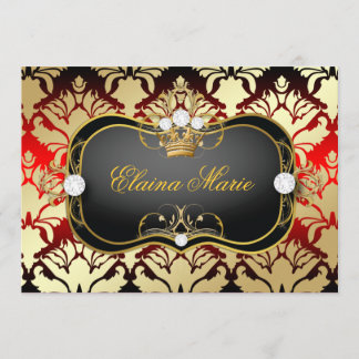 311 Jet Black Ciao Bella Cherry Sass Geburtstag Einladung