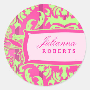 311-Julianna Lusziös Limon Runder Aufkleber