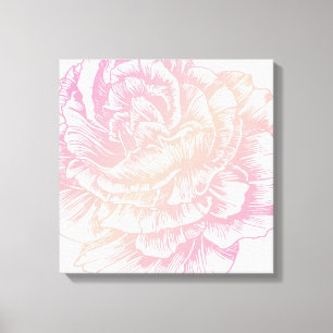 311 Le Plush Fleur Creamy Pink Leinwanddruck