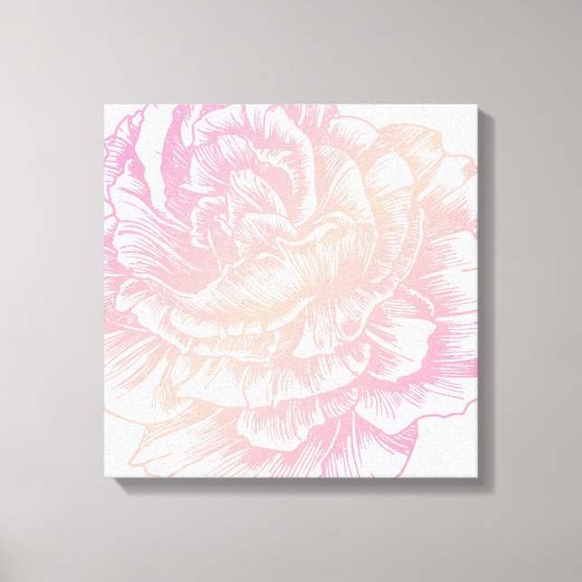 311 Le Plush Fleur Creamy Pink Leinwanddruck (Vorderseite)