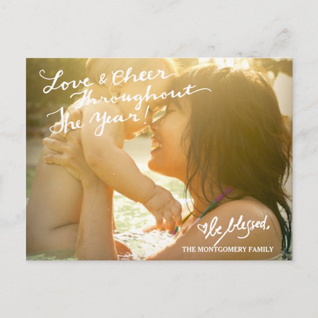 311 Love Cheer Carte postale de Noël manuscrite (Devant)