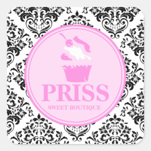 311 Miss Priss Grunge Cake Quadratischer Aufkleber