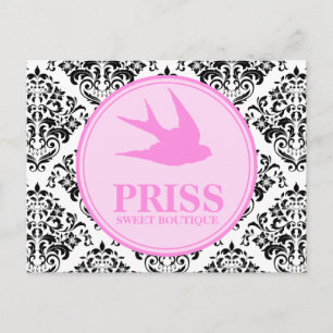 311 Miss Priss Swallows Postkarte