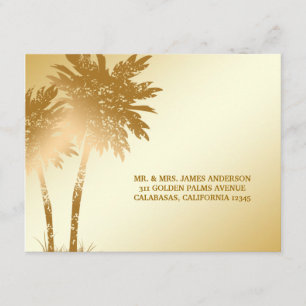 311 Paradis trouvé RSVP Carte postale Golden Pal