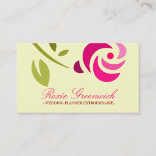 311-PINK ROSE EXTROIDINAIRE VISITENKARTE
