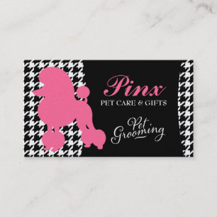311 Pinx la carte d'animal familier de caniche