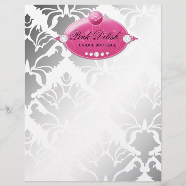311 rosa dunkelrosa Letterhead (Vorderseite)