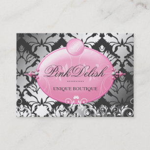 311 rosa Holzkohle 3,5 x 2,5 Delish Versions-2% Visitenkarte
