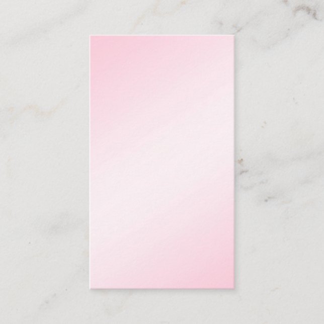 311-Silver Govine Sweet Pink Place Einstellung Platzkarte (Vorderseite)