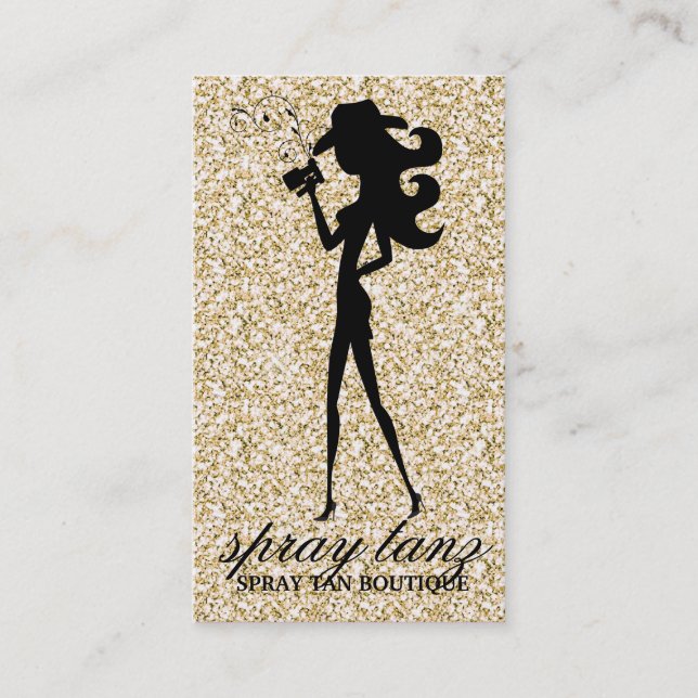 311 Spray-TANfashionista-Cowgirl-Hut Visitenkarte (Vorderseite)