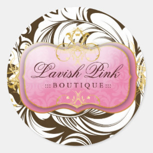 311 Stickers Brown Lavish Pink Plate