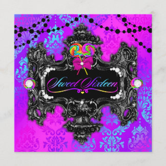 311 Süßigkeits-Märchenland-Bonbon 16 Einladung