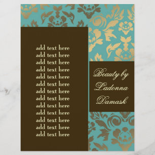 311 Version 2 Ladonna Damask Topaz Brown Flyer