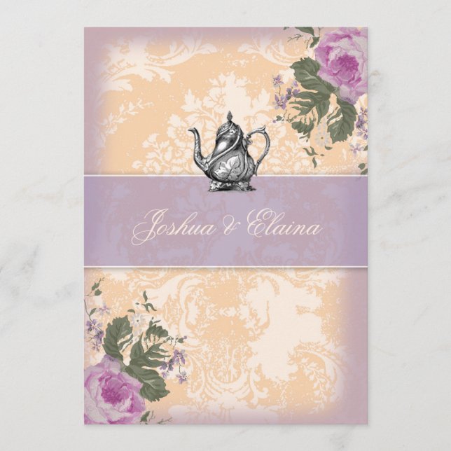 311 Vintag Tee Party Bridal Bingo (Vorderseite)