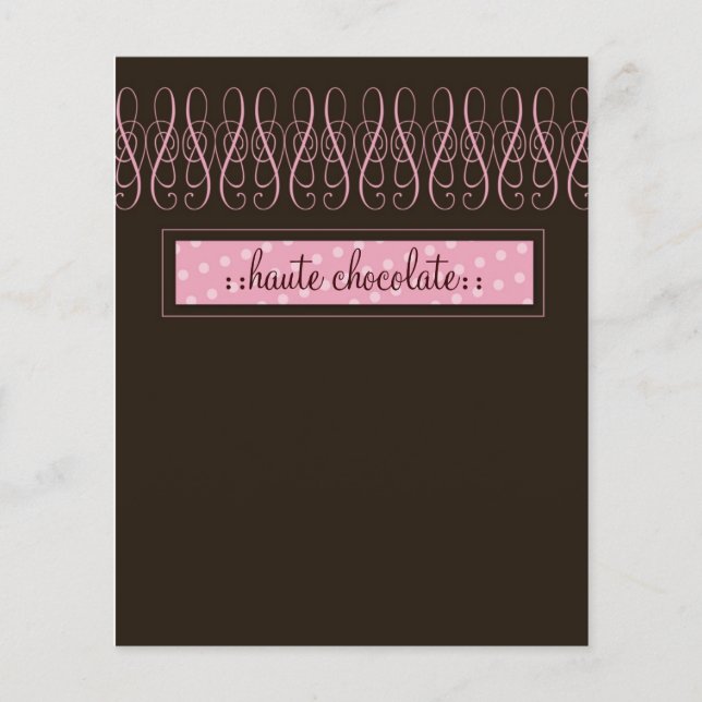 311-Wirbler Süßschokolade-Flyer Flyer (Vorne)