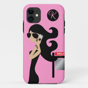 311 wirklicher Anwesenfashionista-brünette Fliege iPhone 11 Hülle