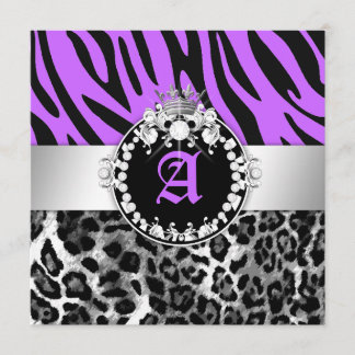 311 Zebra-Löwe Tique Diamanten n küsst Bonbon 16 Einladung