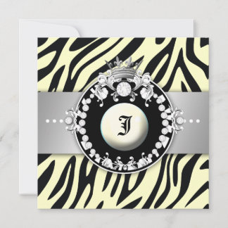 311 Zebra Tique Kiss Queen of Hearts Sweet16 Einladung