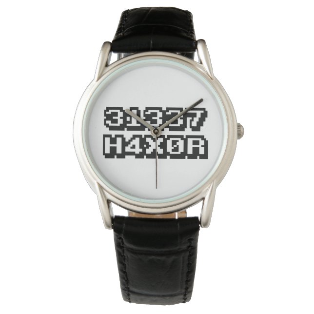 31337 H4X0R ARMBANDUHR (Vorderseite)