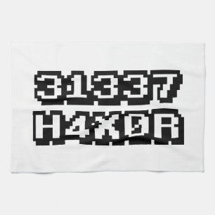 31337 H4X0R HANDTUCH