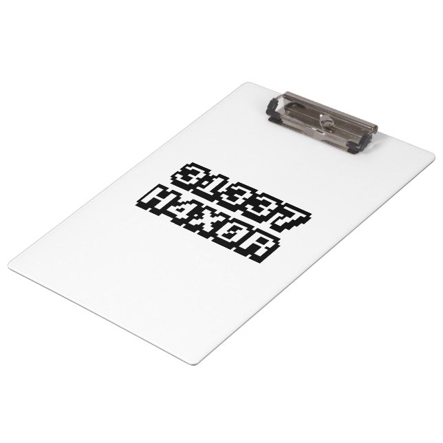 31337 H4X0R KLEMMBRETT (Schrägansicht)